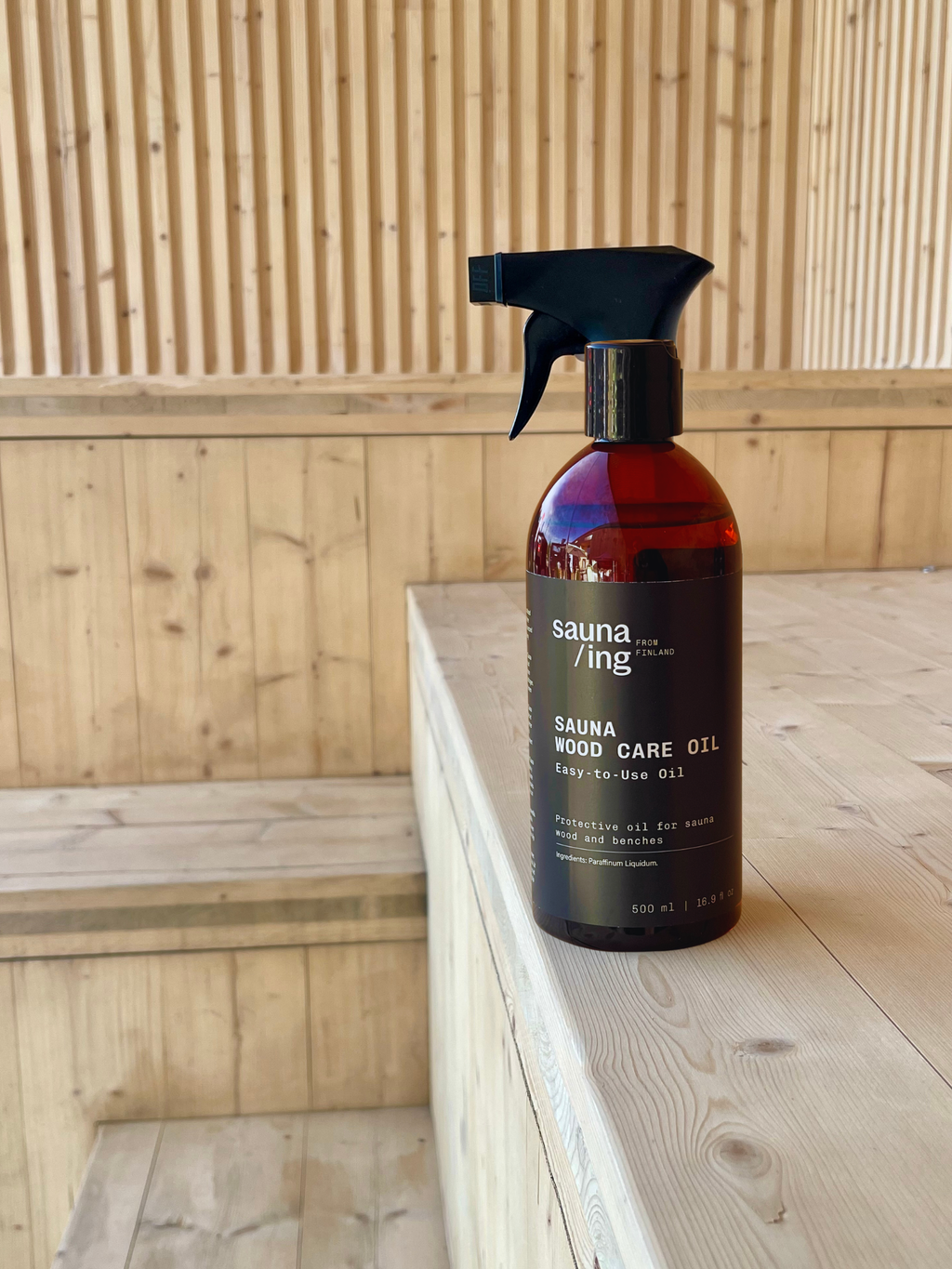 Spray Nettoyant pour Bois de Sauna