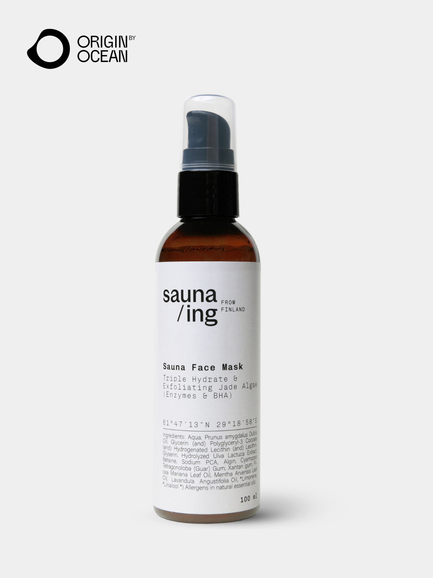Masque hydratant pour le sauna